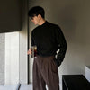 Cozy Elegance: Half-Turtleneck Knit Pullover for Effortless Winter Style