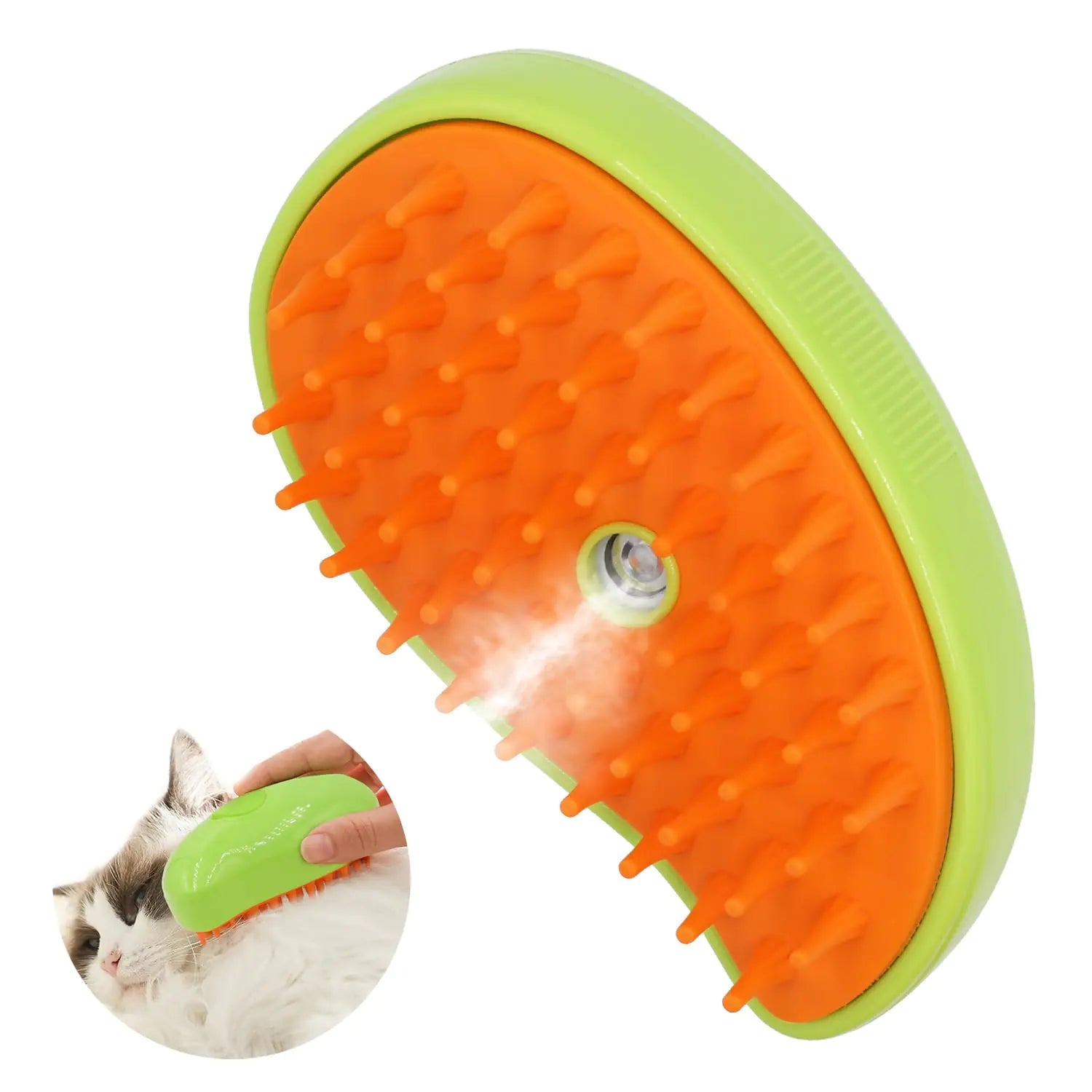3-in-1 Steamy Cat & Dog Grooming Brush