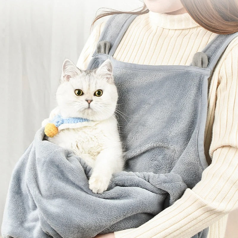 Cat Carrier Apron with Sleeping Pocket