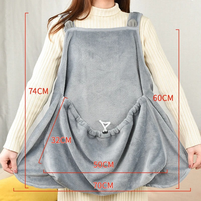 Cat Carrier Apron with Sleeping Pocket